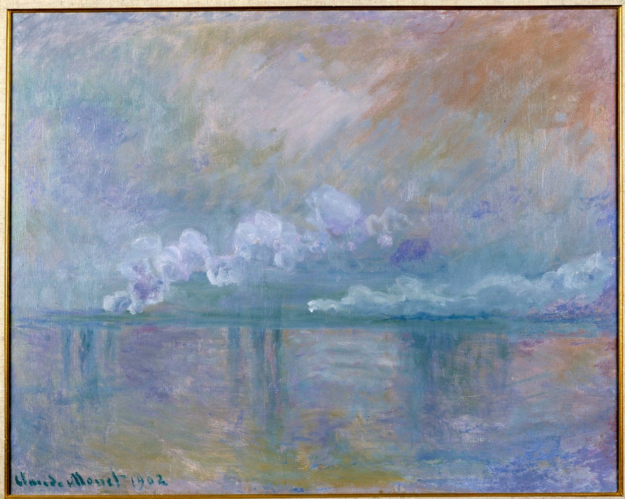 Vista del puente de Charing Cross en Londres de Claude Monet