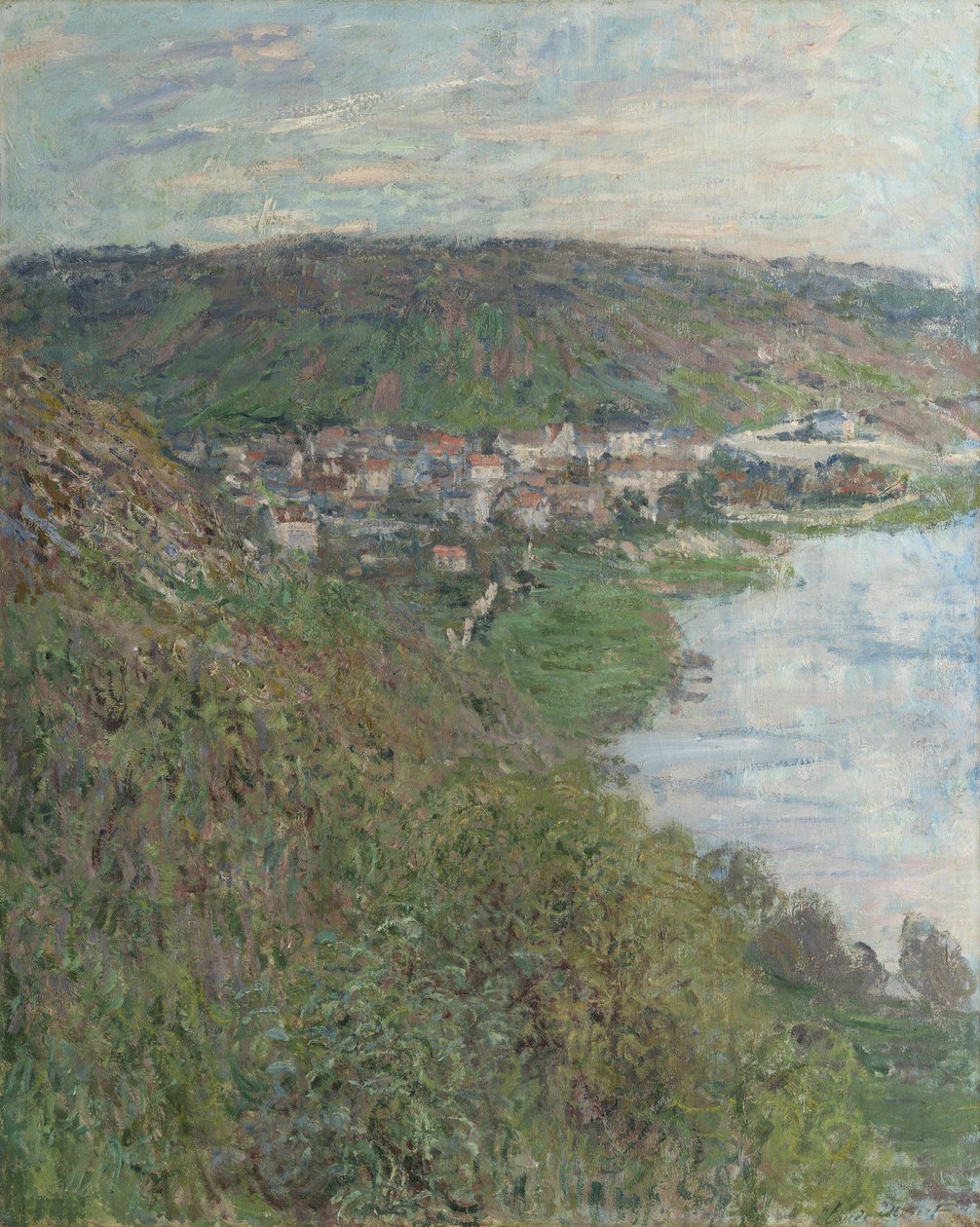 Vista de Vétheuil de Claude Monet