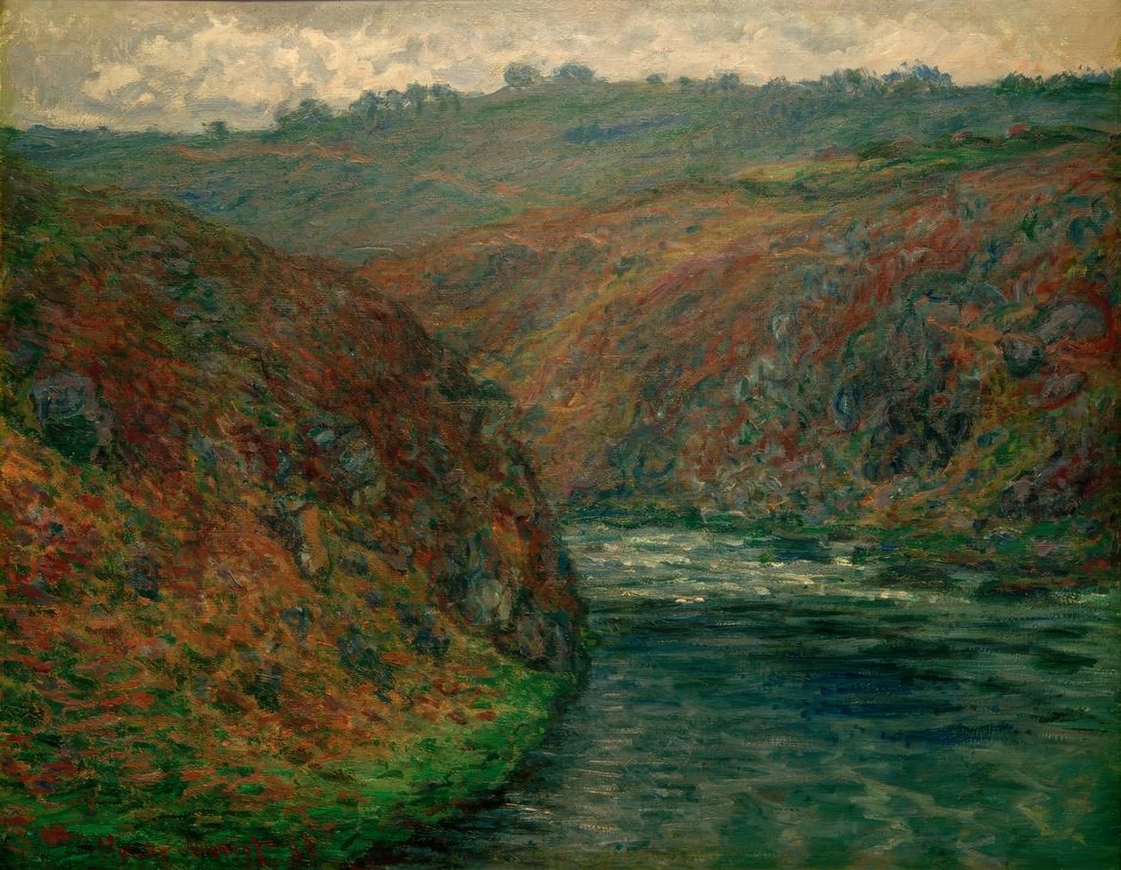 Vista de Creuse, tiempo sombrío de Claude Monet