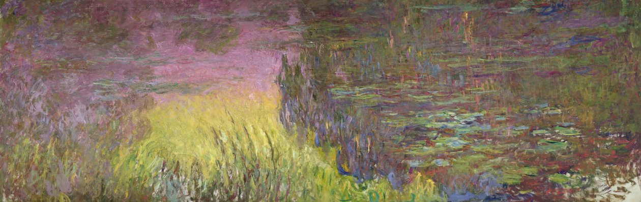 Nenúfares al atardecer de Claude Monet