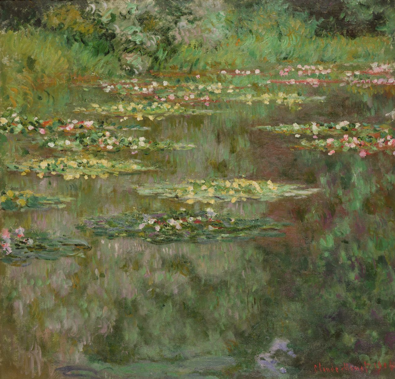 Nenúfares o El estanque de los nenúfares (Nymphéas) de Claude Monet