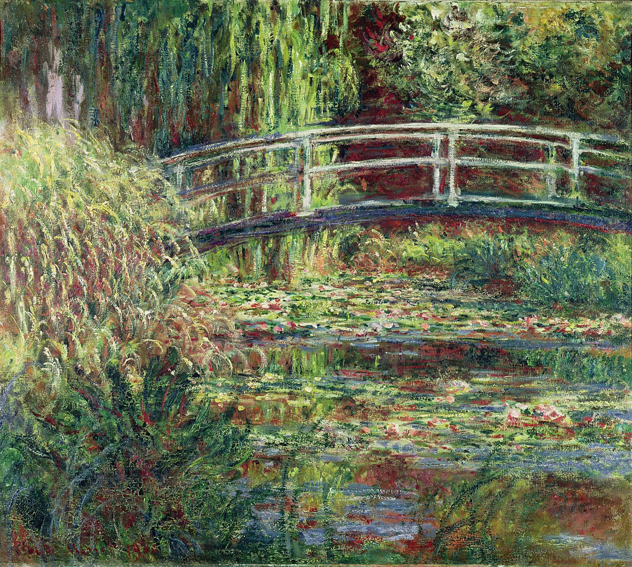 Estanque de nenúfares, Armonía Rosa Le bassin aux nymphéas, harmonie rose de Claude Monet