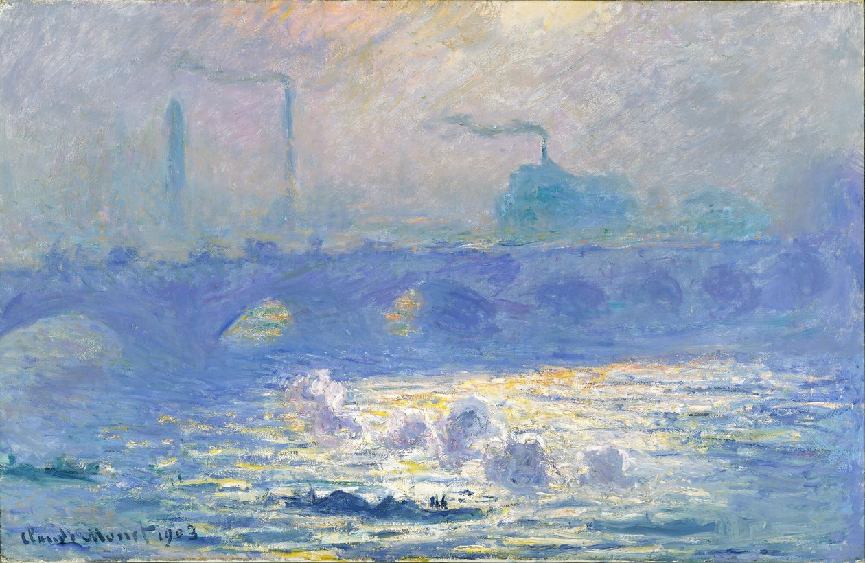 Puente de Waterloo de Claude Monet