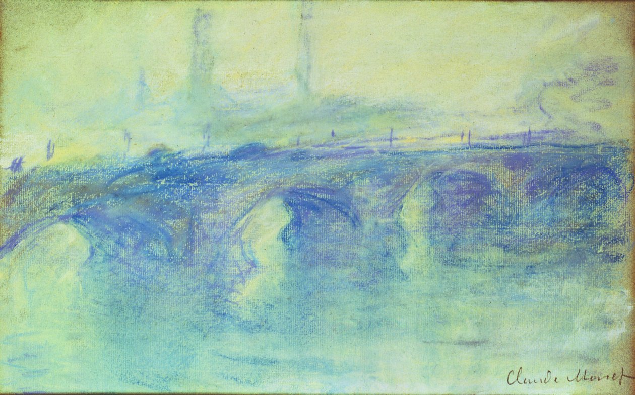 Puente de Waterloo, c.1899 de Claude Monet
