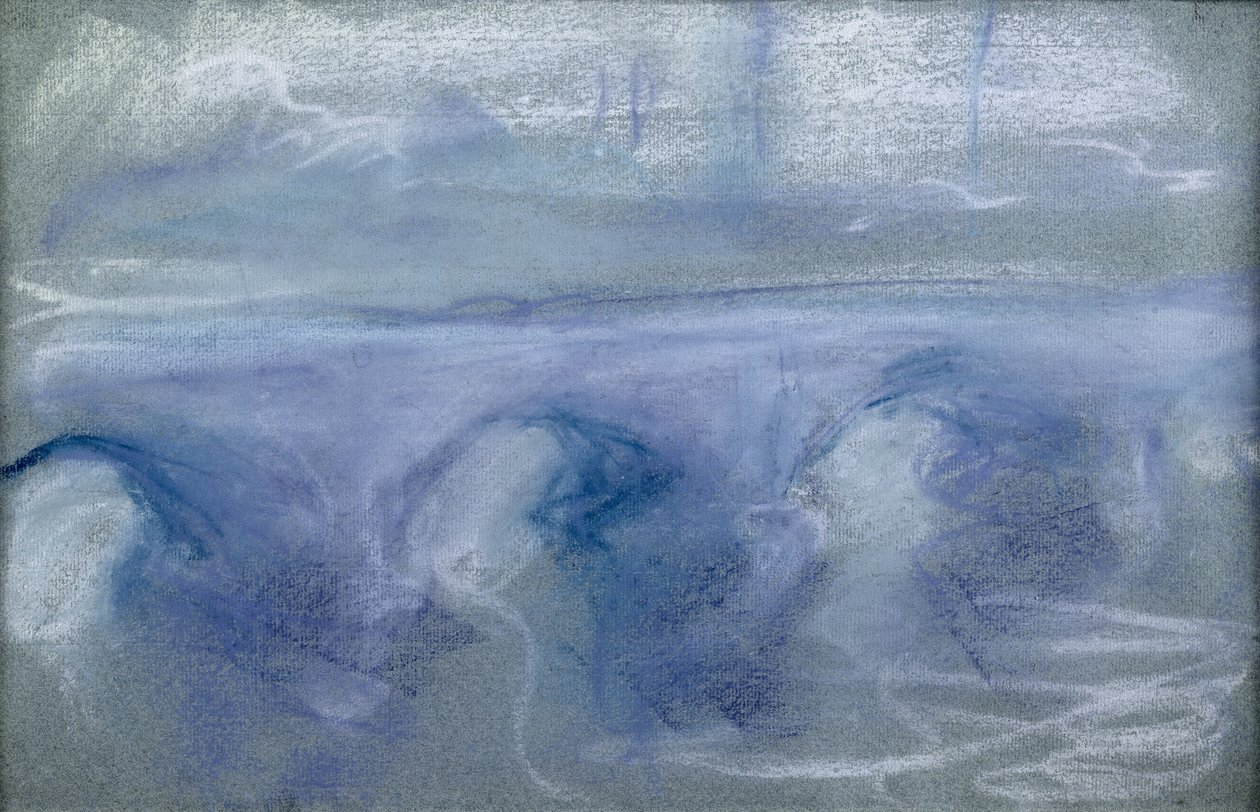 Puente de Waterloo, c.1900 de Claude Monet