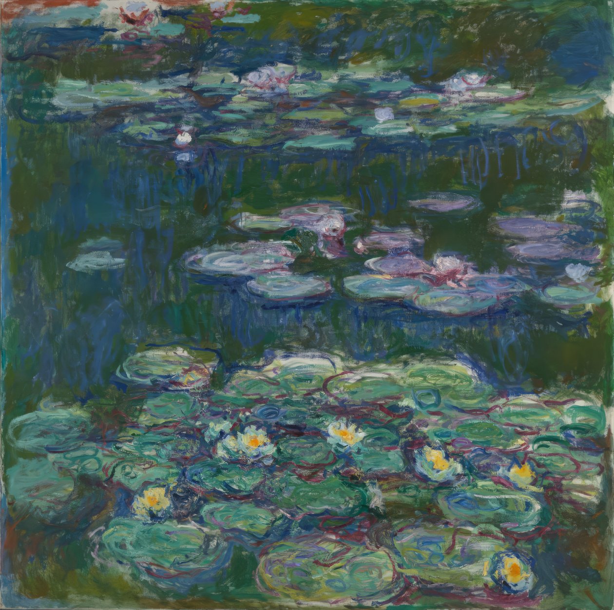 Nenúfares blancos y amarillos de Claude Monet