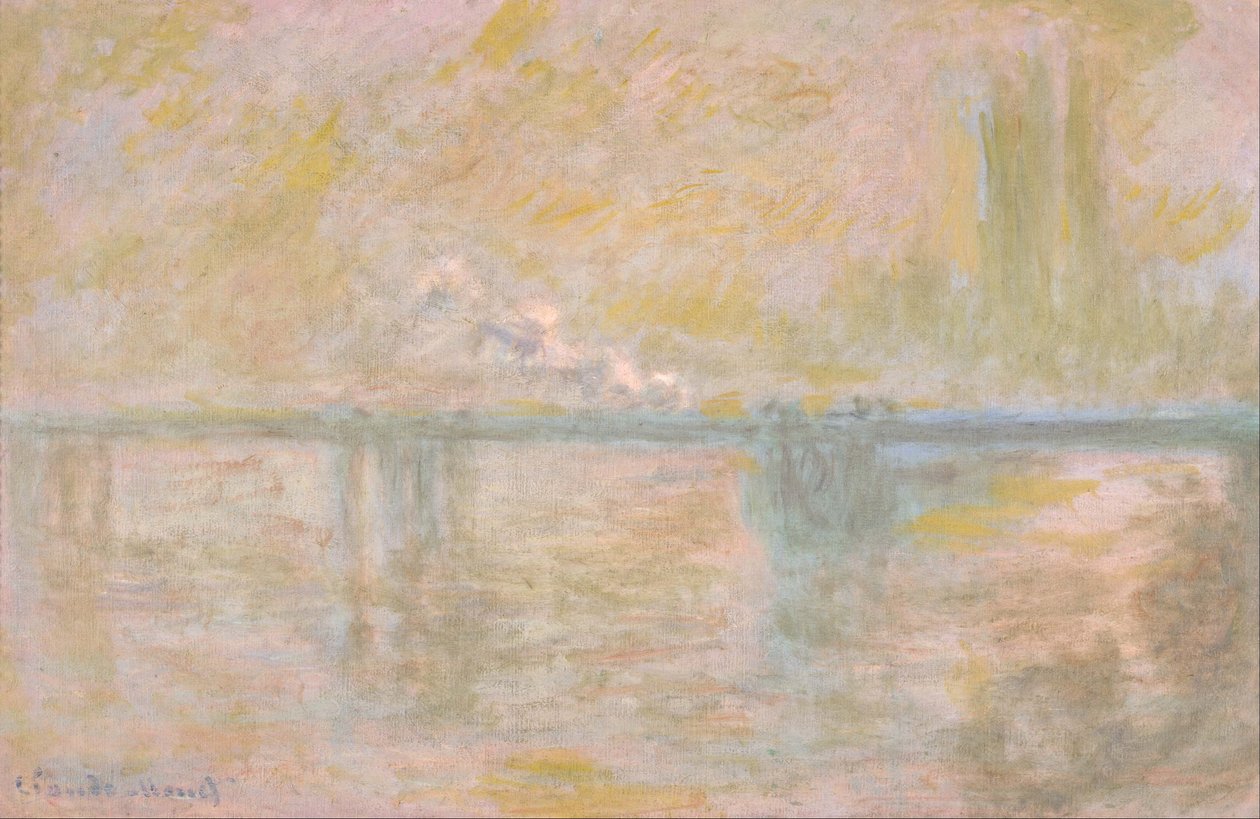 Puente de Charing Cross, Londres de Claude Monet
