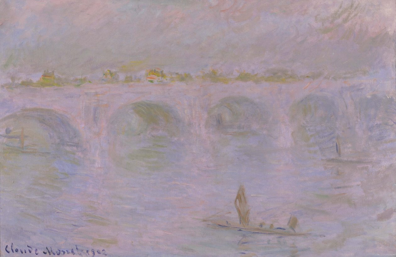 Puente de Waterloo, Londres de Claude Monet