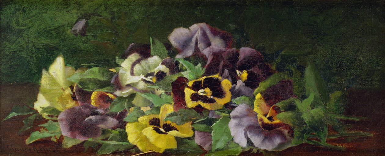 Pensamientos (óleo sobre lienzo) de Claude Raguet Hirst