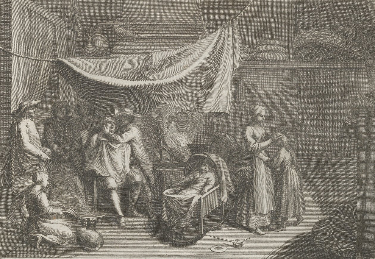 Mañana Le Matin, ca. 1700 de Claude Saint Paul