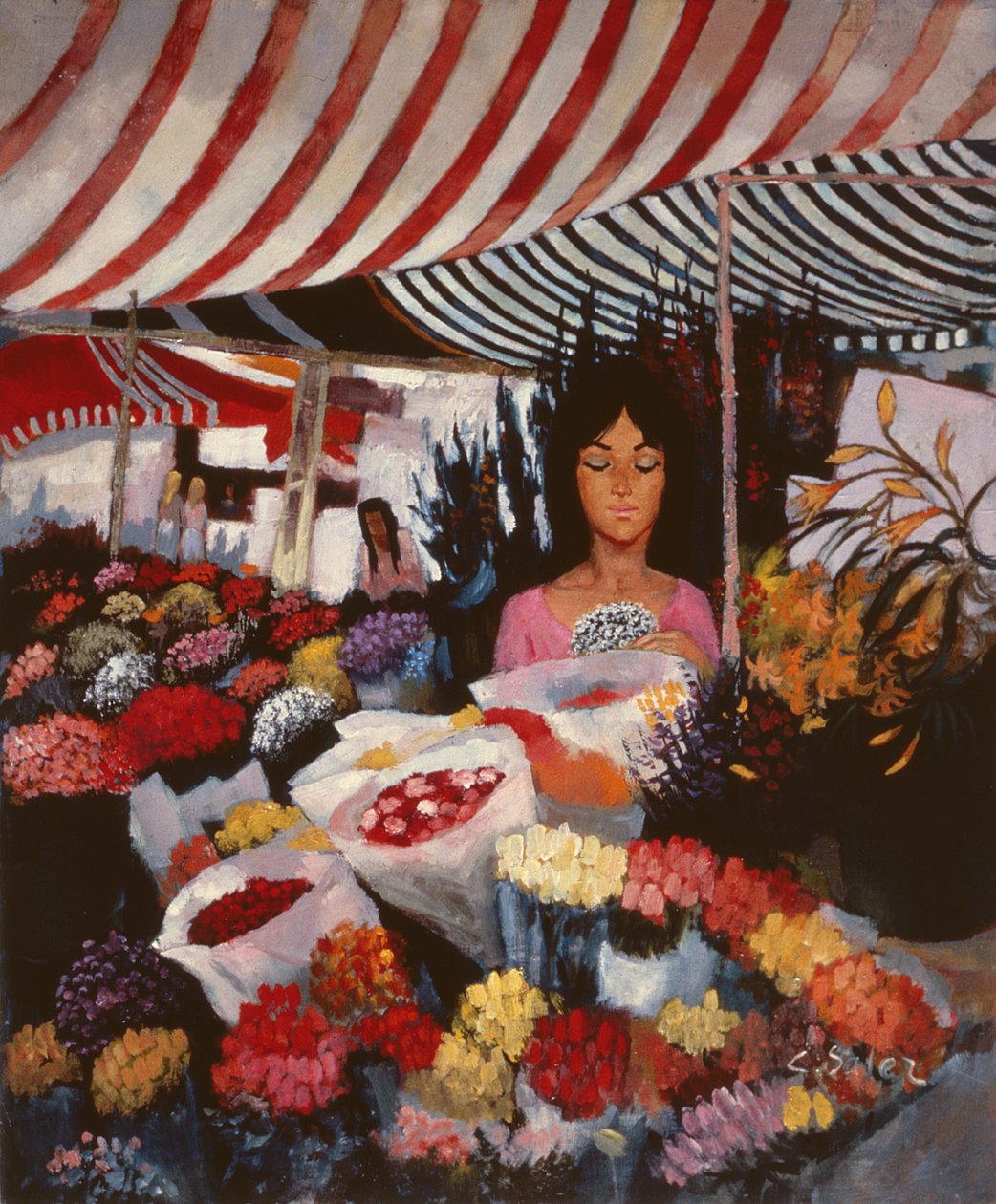 El vendedor de flores de Claude Salez