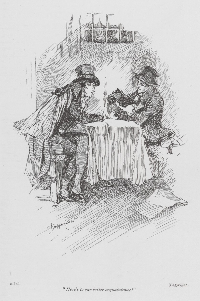 Ilustración para Lavengro de George Borrow (litografía) de Claude Shepperson