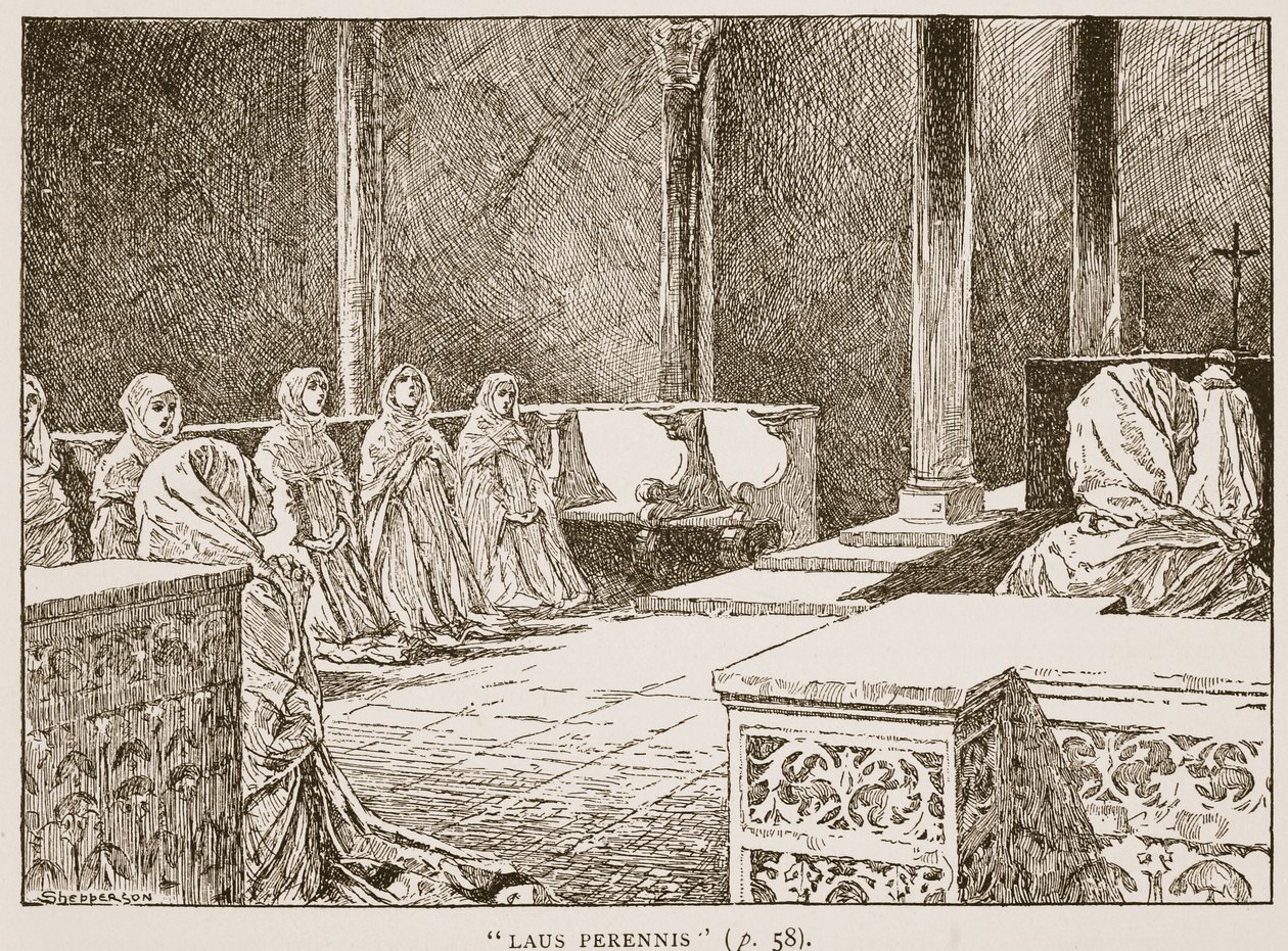 Laus Perennis, ilustración de 
