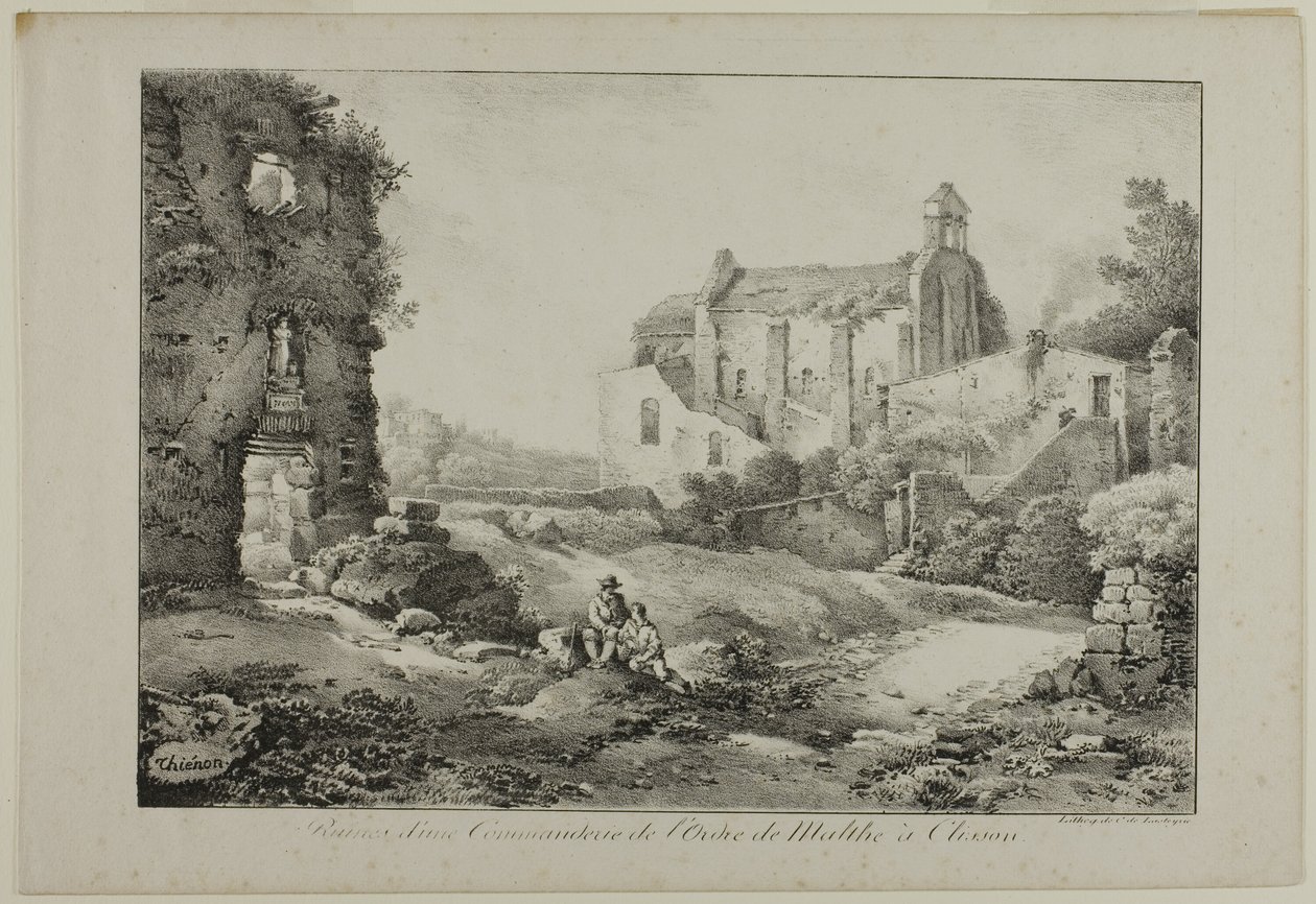 Ruinas del Puesto de Mando de la Orden de Malta, Clisson de Claude Thienon