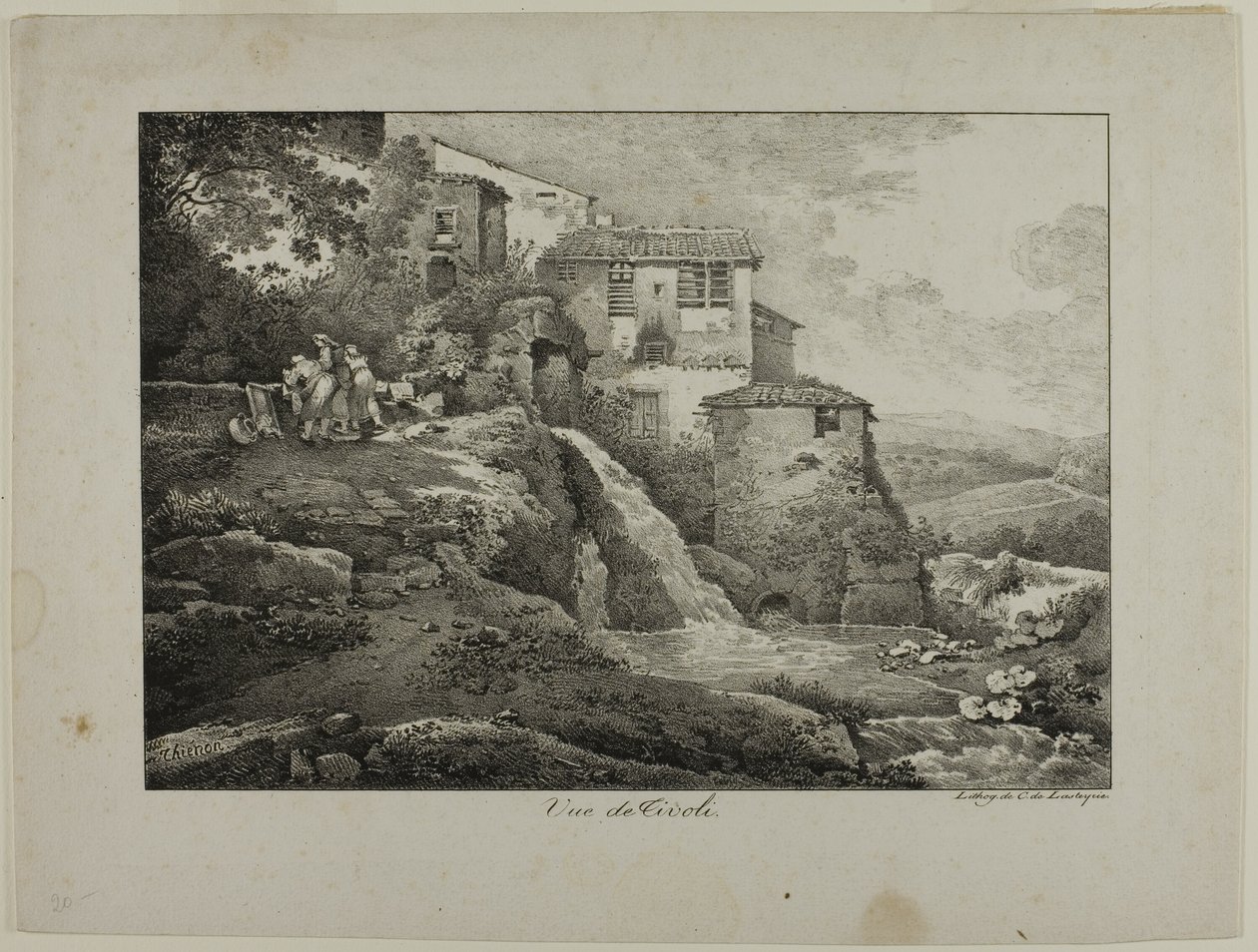 Vista de Tívoli de Claude Thienon