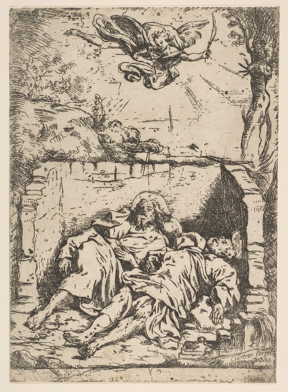 Muerte de San Pedro y San Pablo, siglo XVII de Claude Vignon