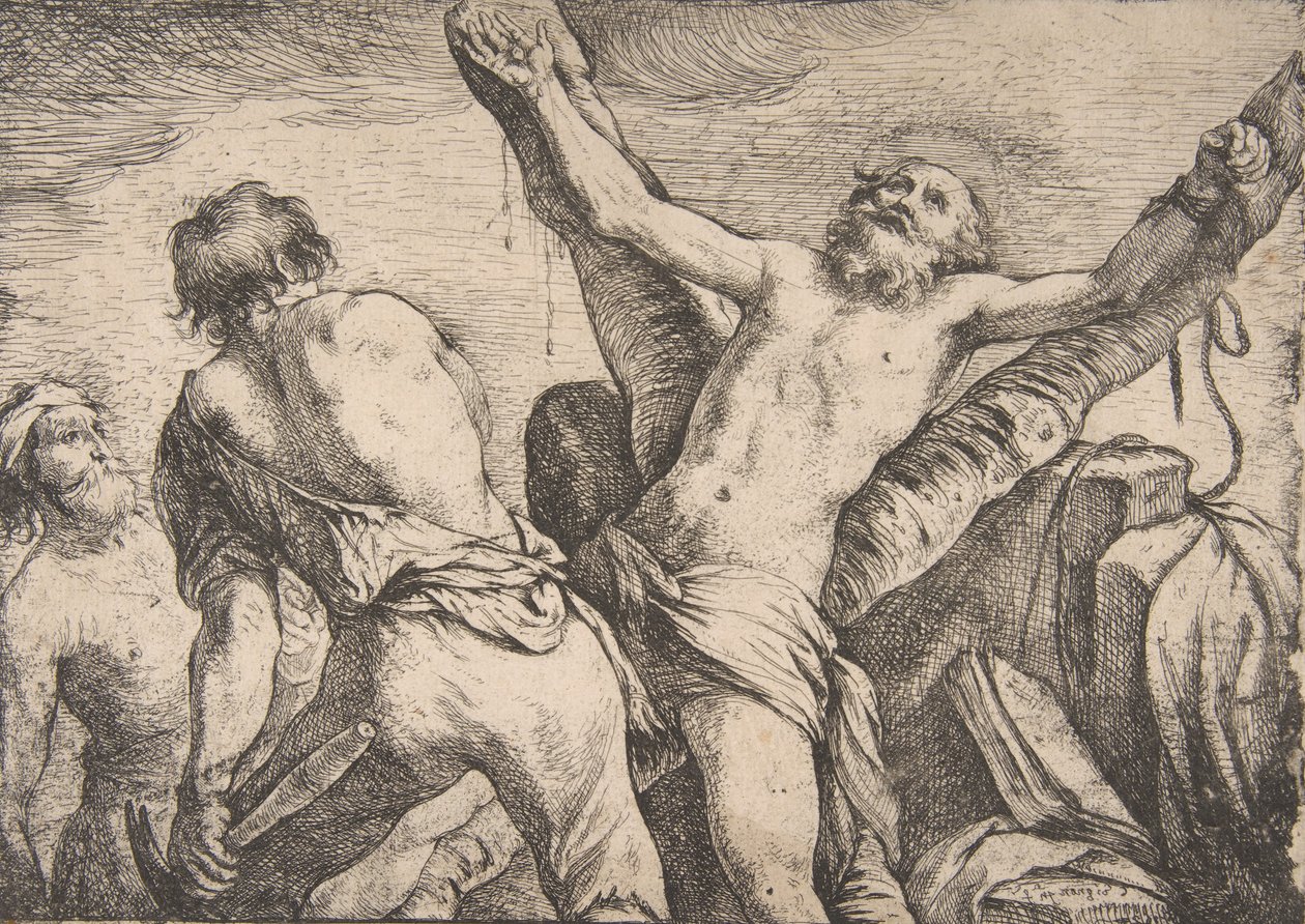 El martirio de San Andrés, 1623 de Claude Vignon