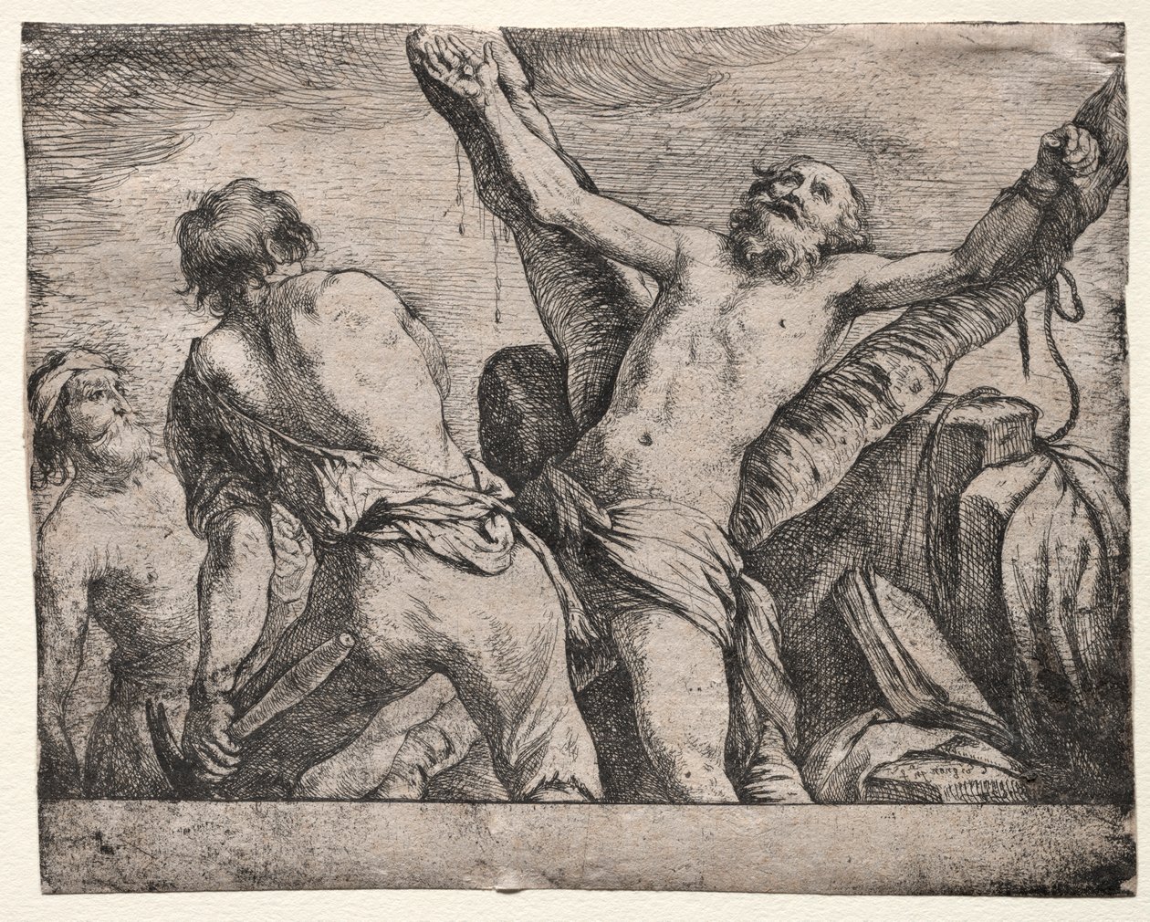 El martirio de San Andrés de Claude Vignon