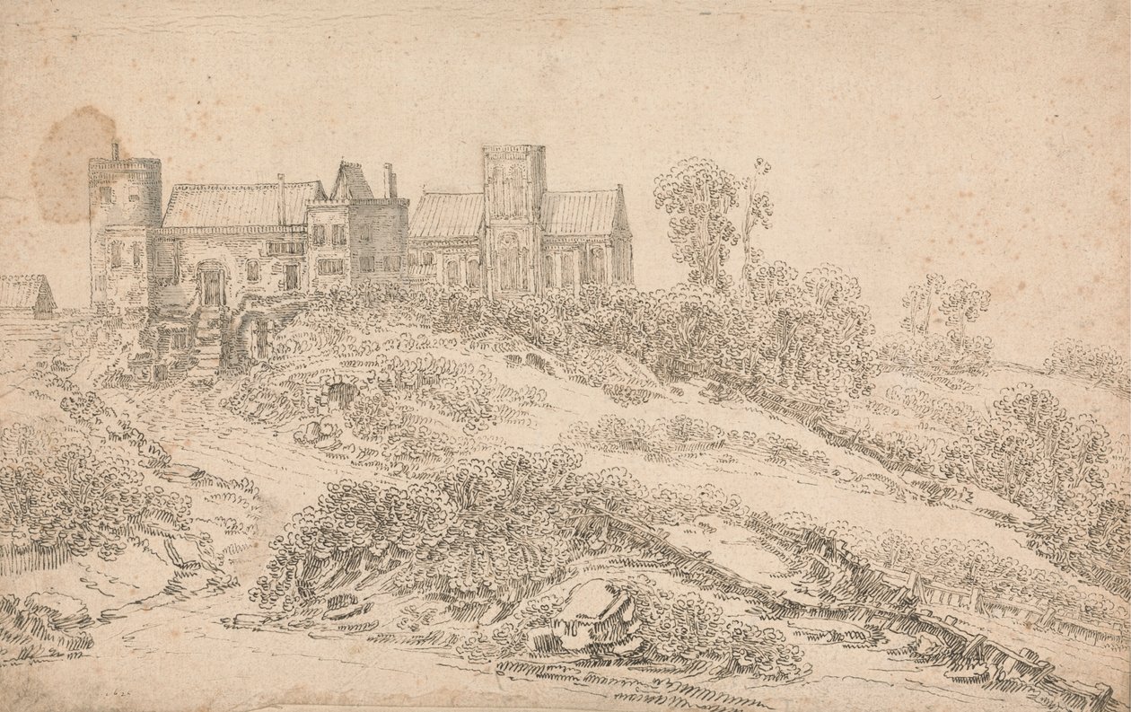 Casa solariega e iglesia de los Tudor de Claude de Jongh