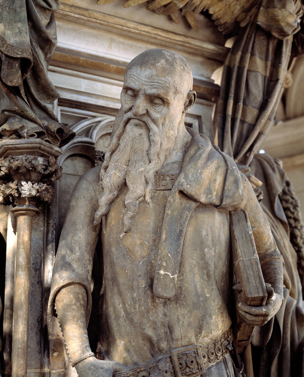 Isaías. La base del Pozo de Moisés de Claus Sluter