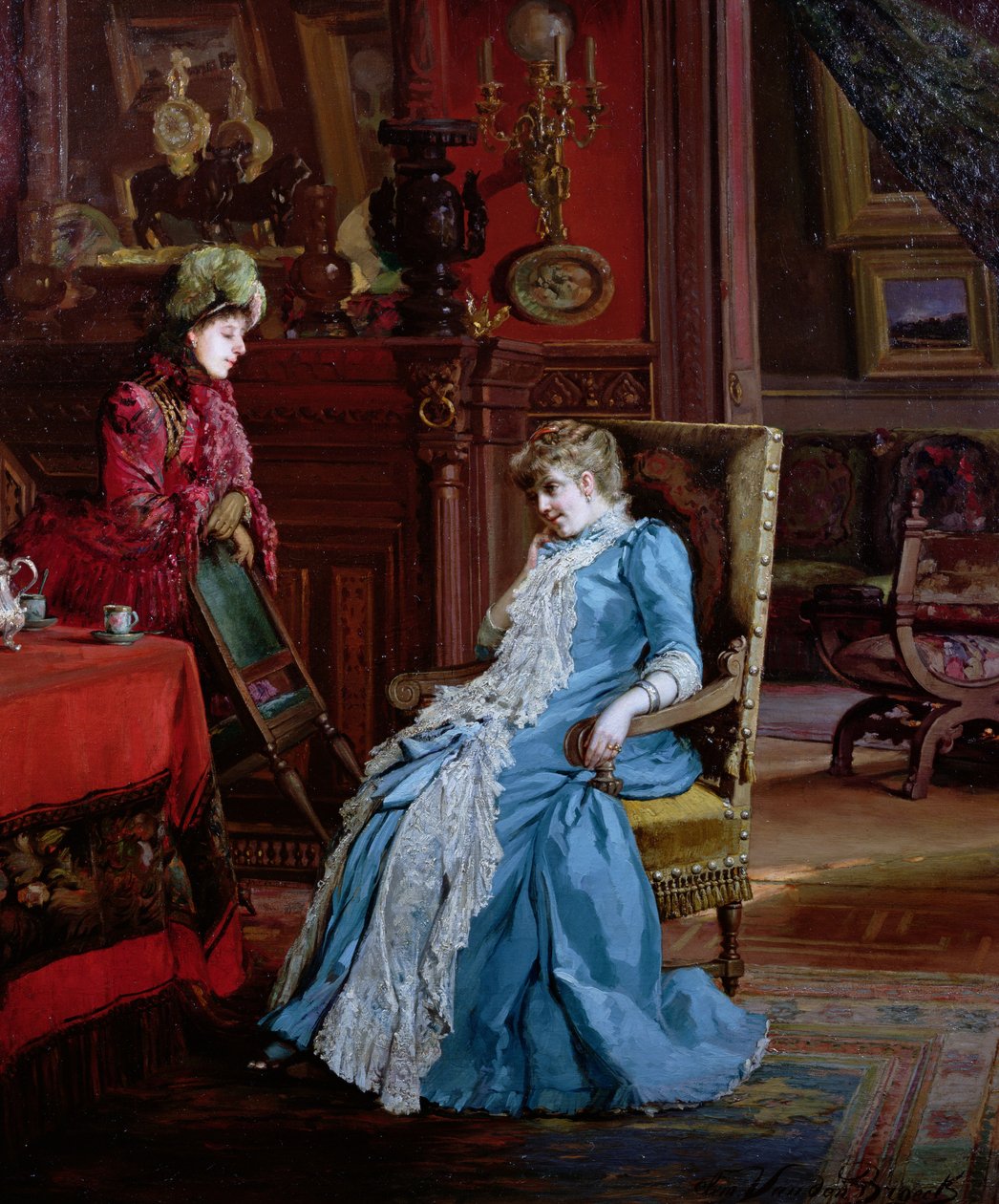 La visita de Clemence van den Broeck