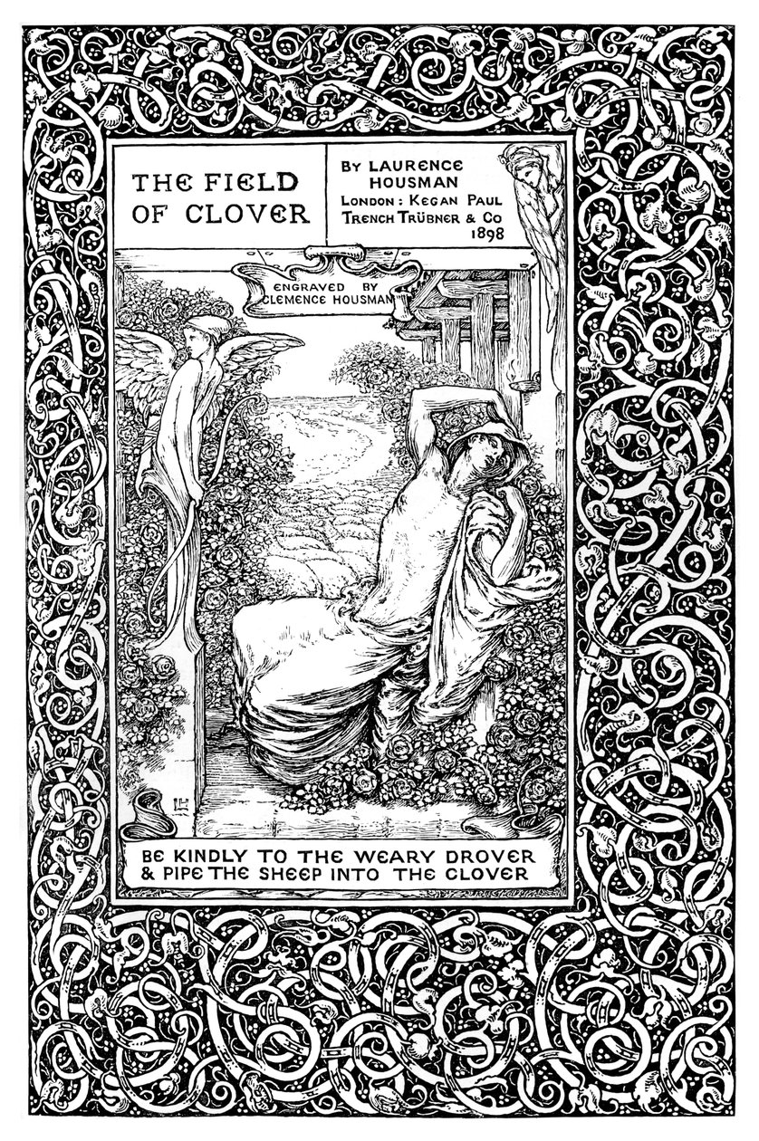 Página de título de El Campo de Trébol, 1899 de Clemence Housman