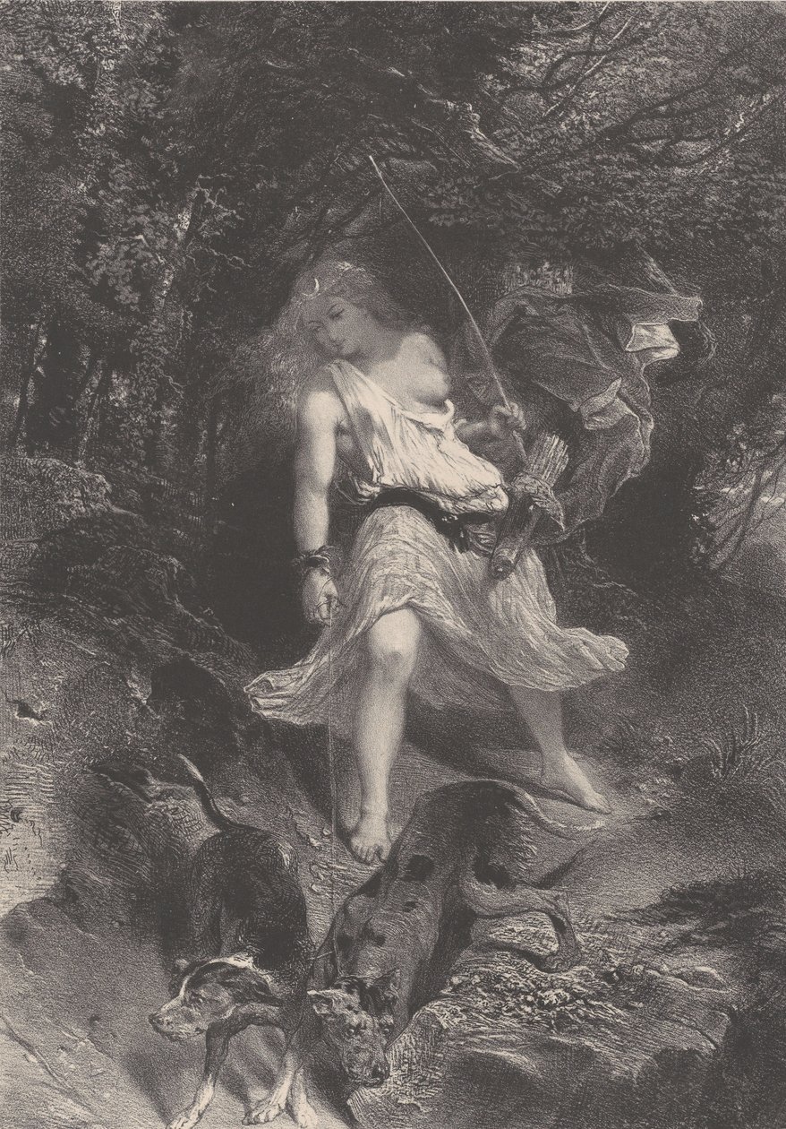 Diana, ca. 1830-70 de Célestin Nanteuil