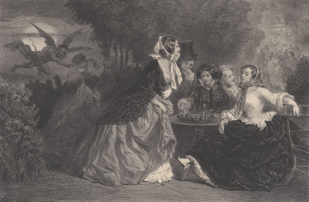 Las hijas del diablo La criatura, ca. 1848-62 de Célestin Nanteuil