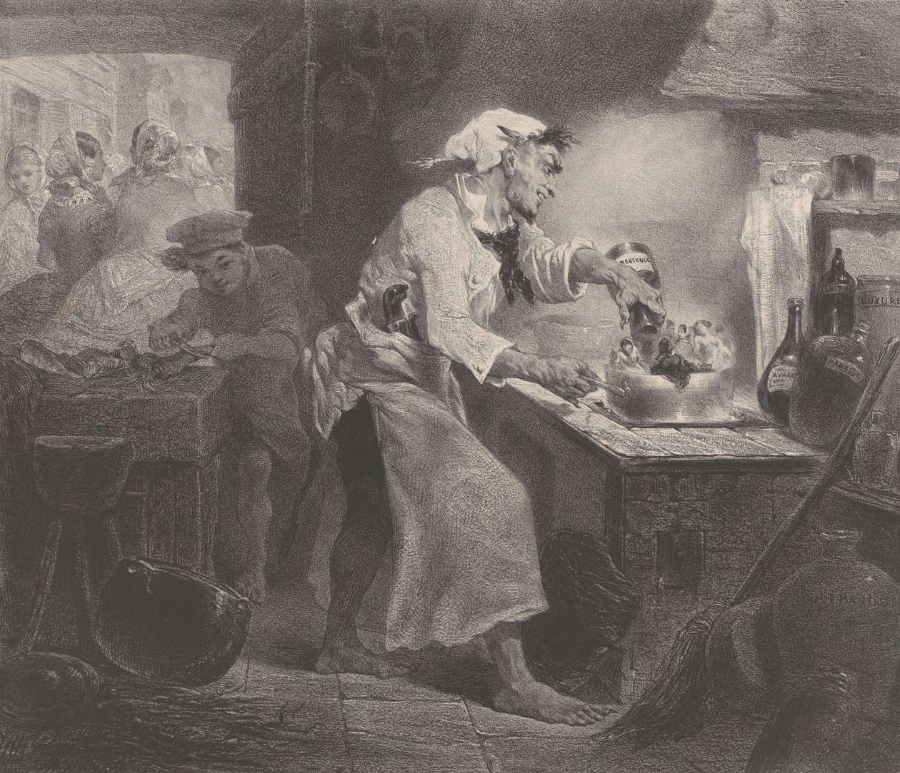Las hijas del diablo, ca. 1848-62 de Célestin Nanteuil