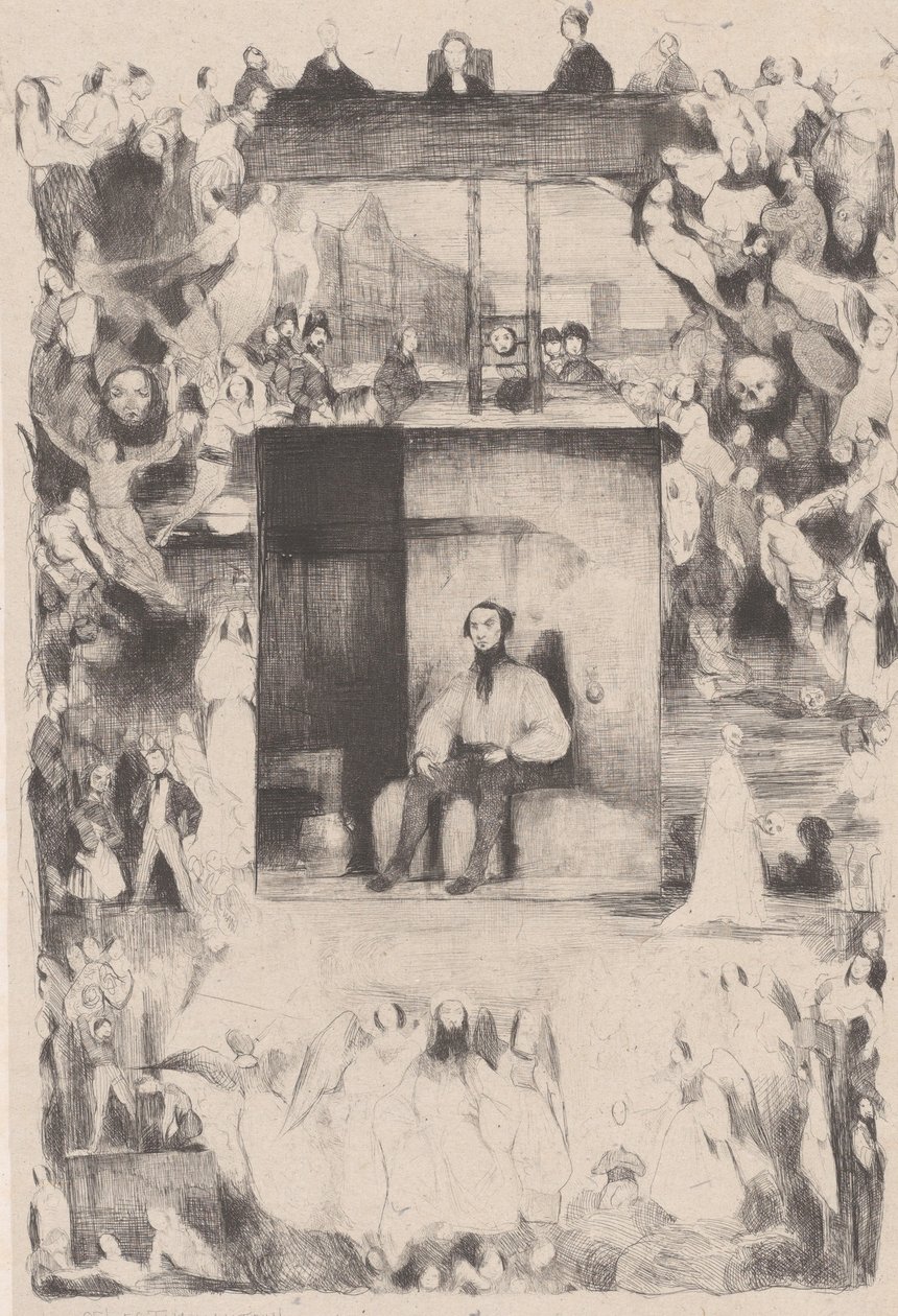 El último día de un condenado, 1833 de Célestin Nanteuil