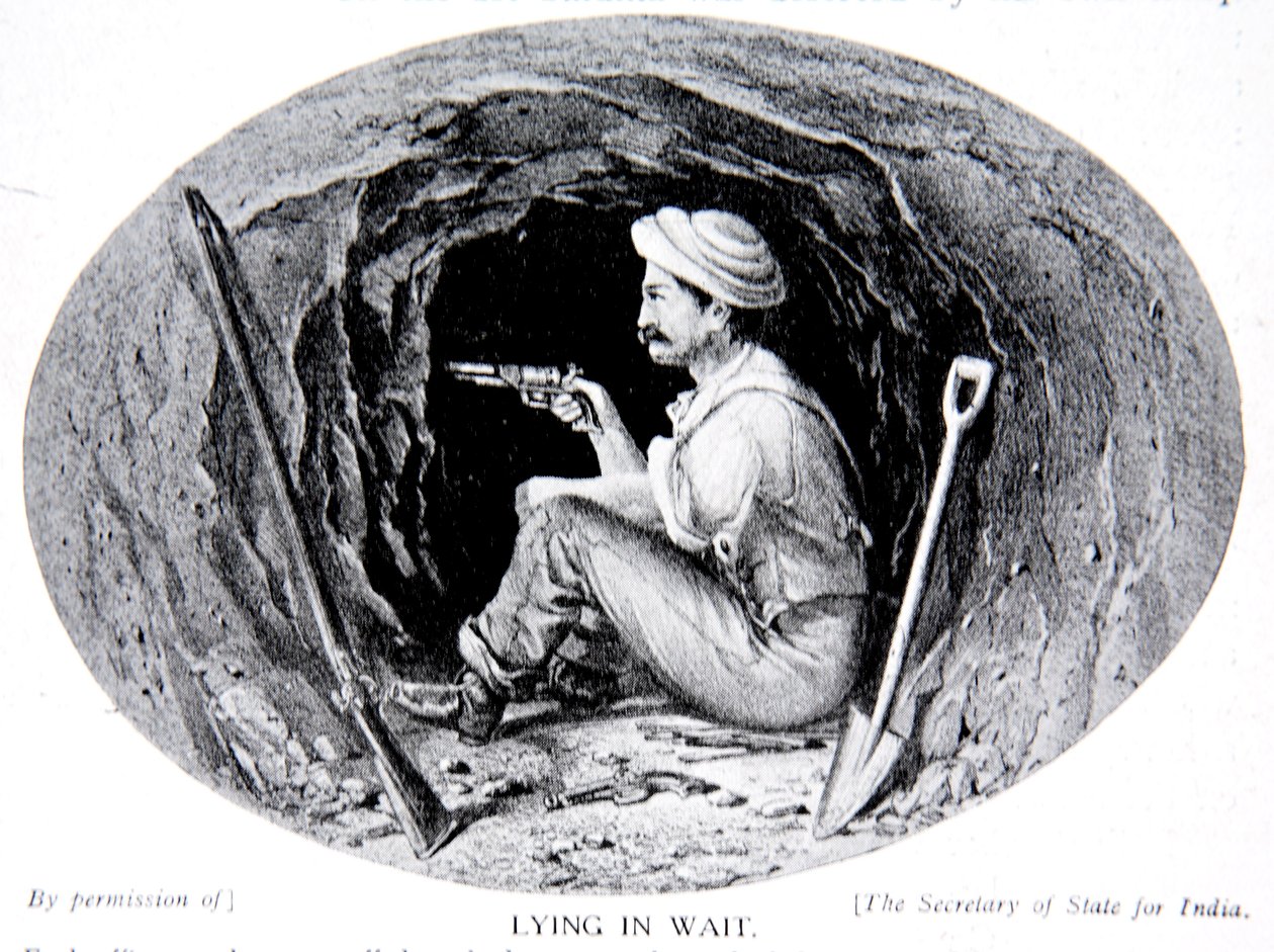 Acechando, ilustración de 