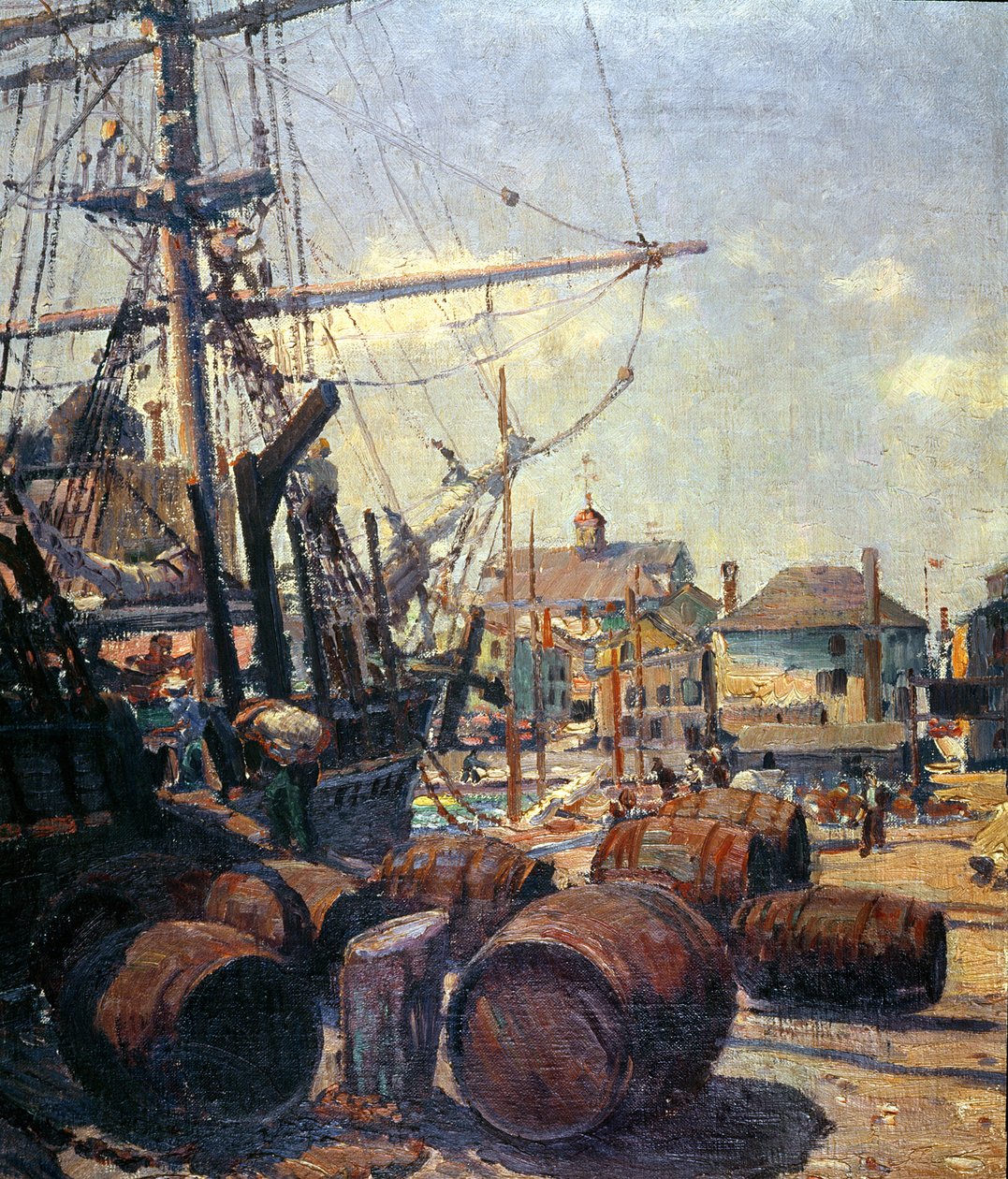 Equipamiento del ballenero (óleo sobre lienzo) de Clifford Warren Ashley