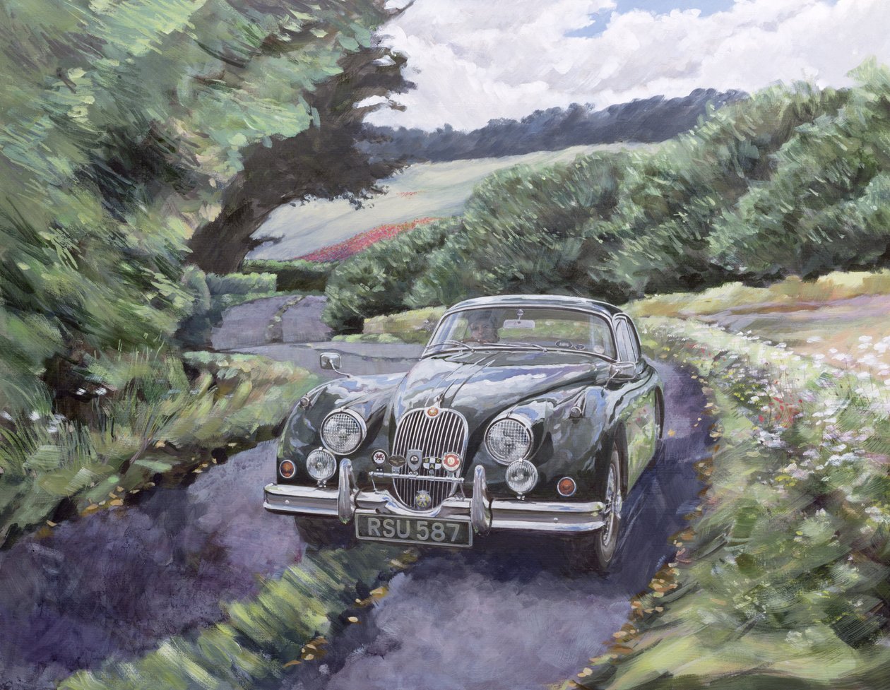 Jaguar XK150 paseando de Clive Metcalfe