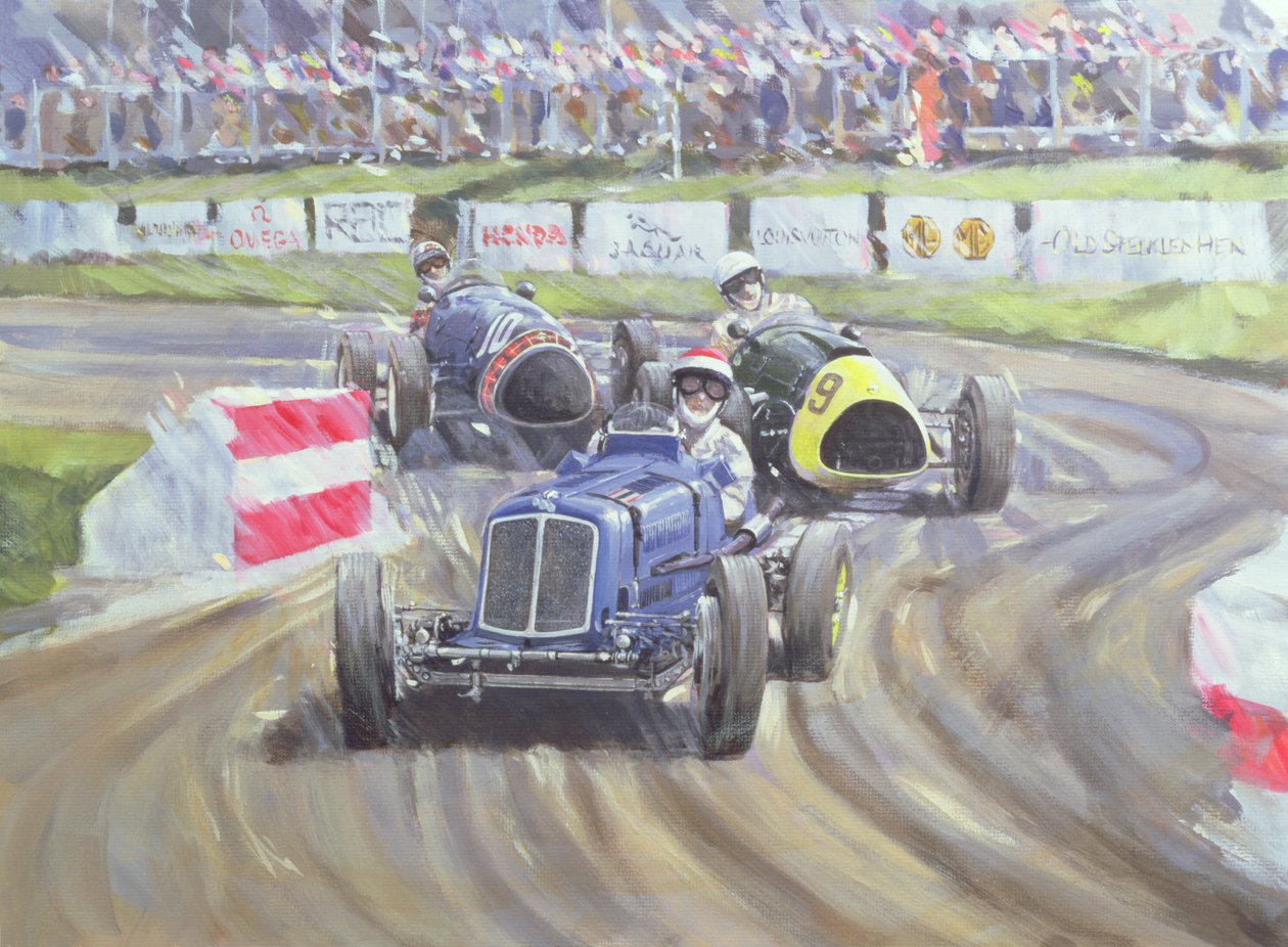 La primera carrera en el Goodwood Revival, 1998 de Clive Metcalfe