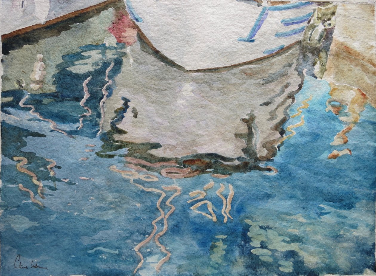 Reflejos croatas, 2011 (acuarela) de Clive Wilson