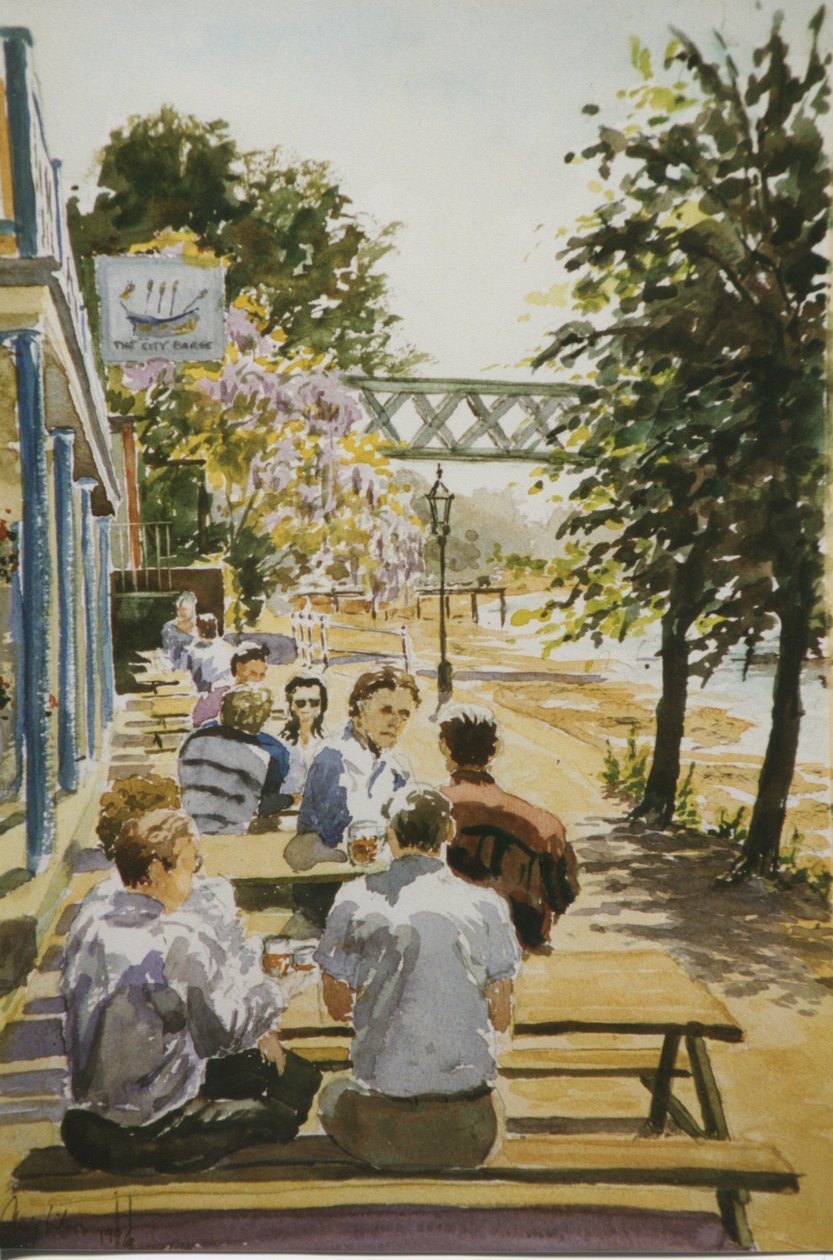 La gabarra de la ciudad, junio de Clive Wilson