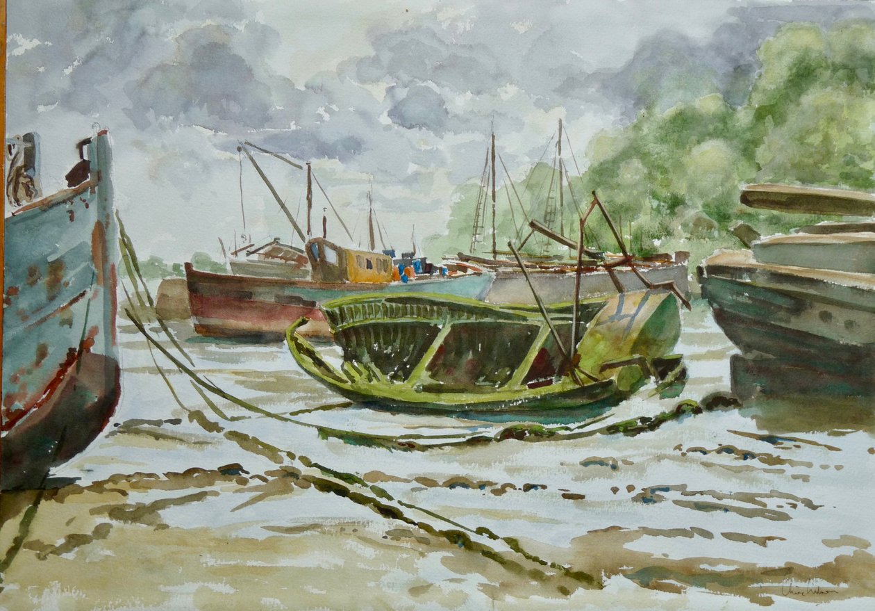 Naufragios en Pin Mill de Clive Wilson