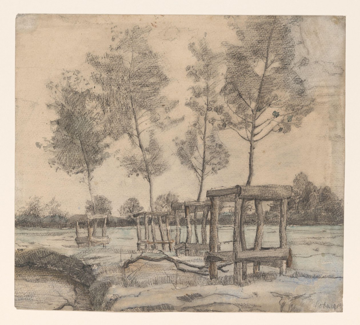 Pradera con árboles de Coba Steenhoff
