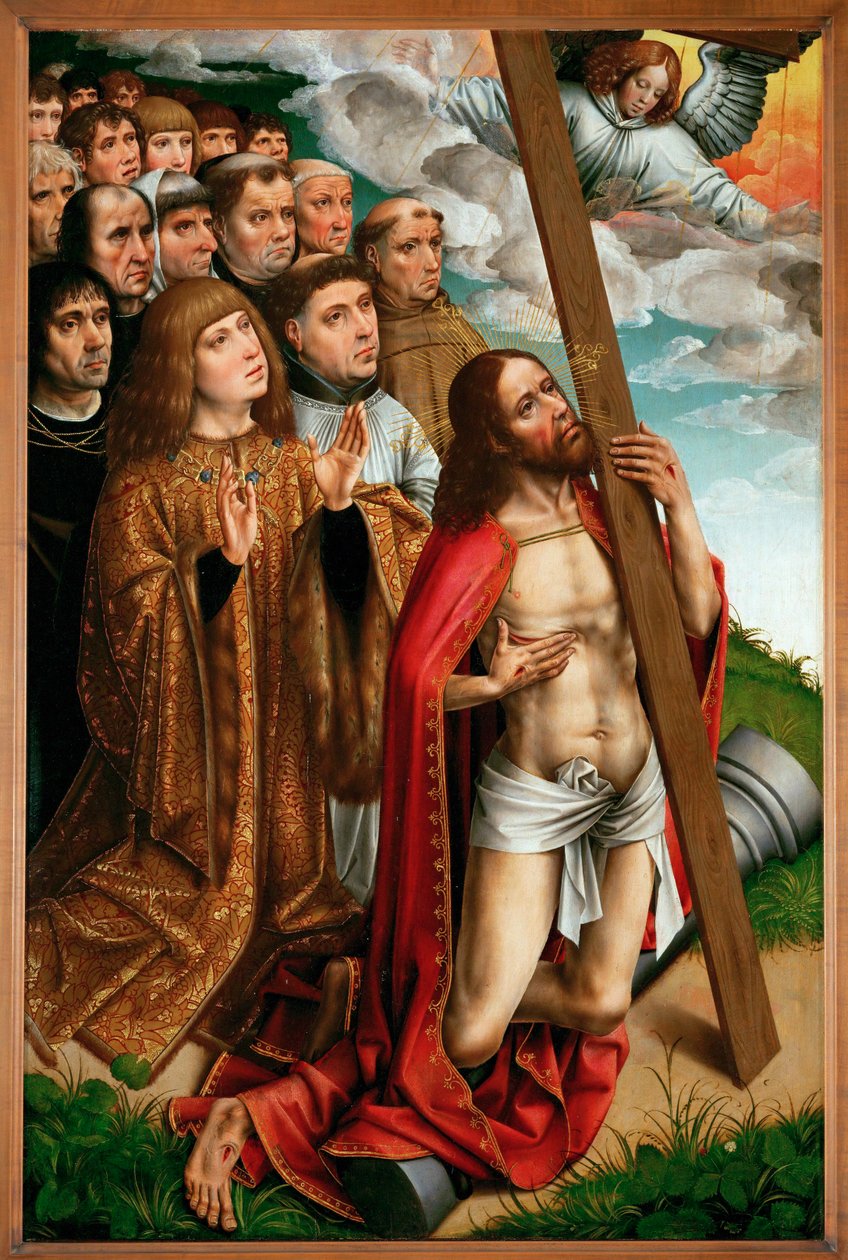 Cristo intercediendo por Felipe el Hermoso, rey de
Castilla ... de Colijn de Coter