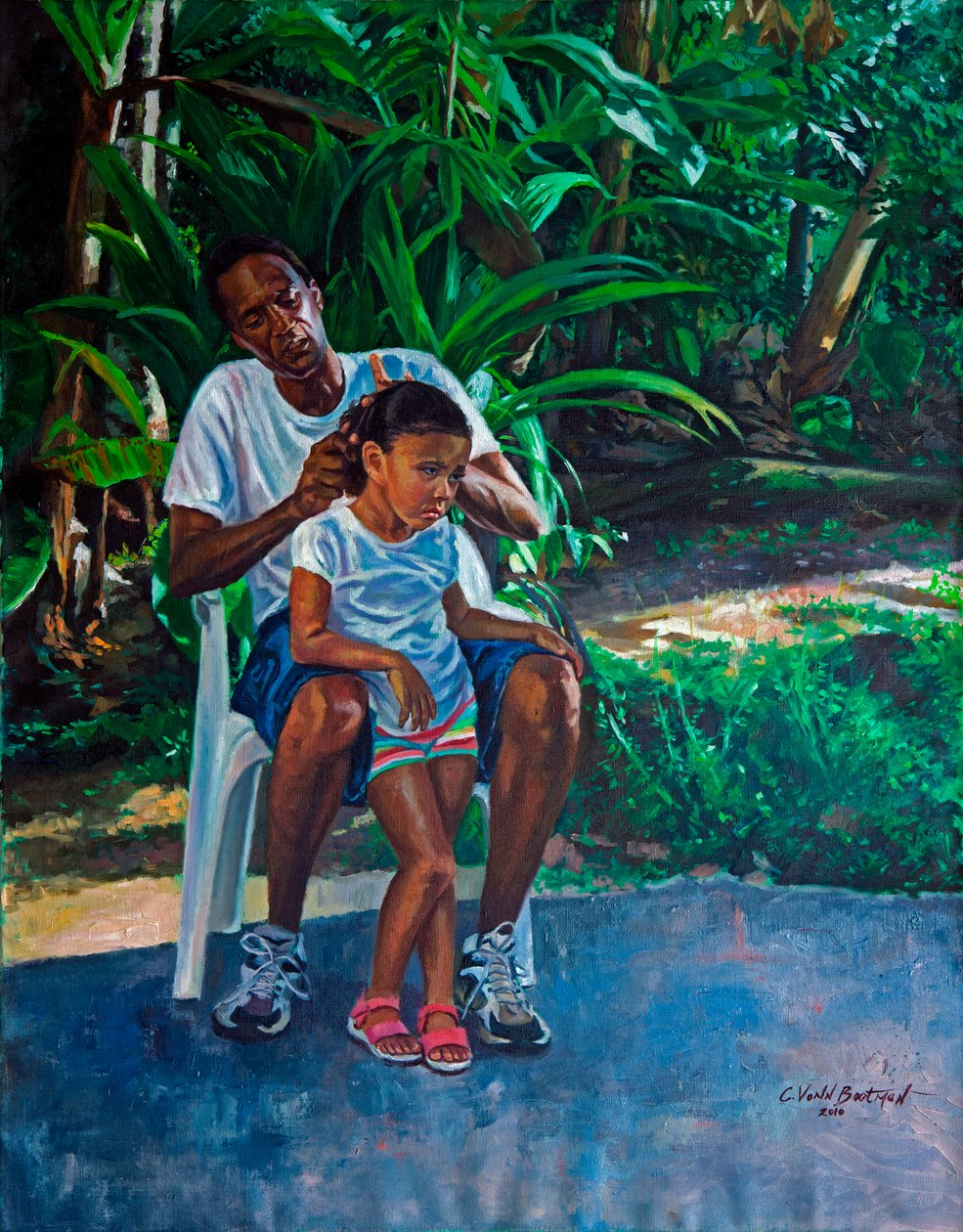 Abuelo y niño, 2010 de Colin Bootman
