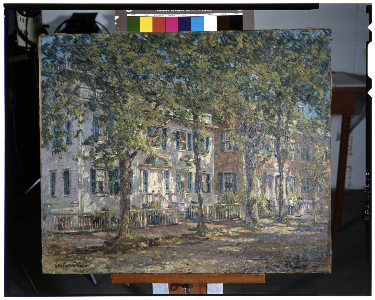 Calle Principal Superior, Nantucket, Massachusetts de Colin Campbell Cooper