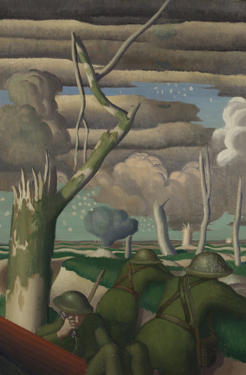 Observación del fuego de Colin Unwin Gill