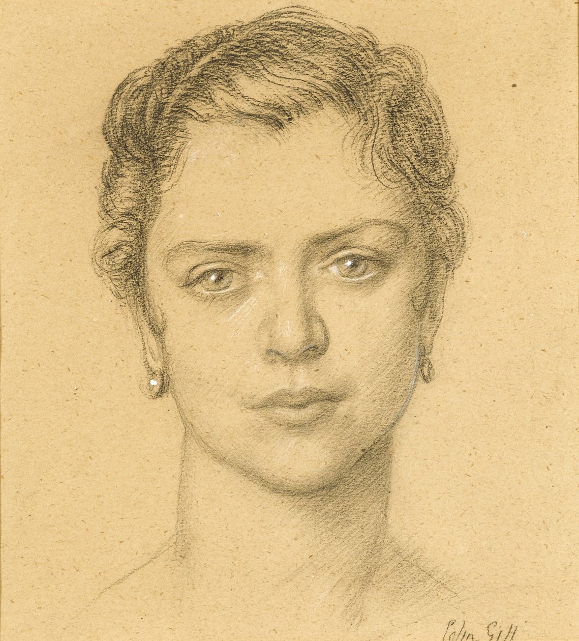 Retrato de Mabel Lethbridge de Colin Unwin Gill