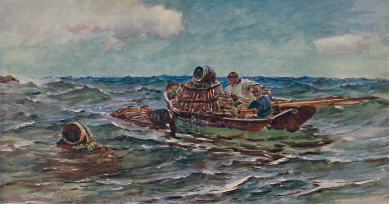 Los cazadores de langostas, 1886, 1935 de Colin Hunter