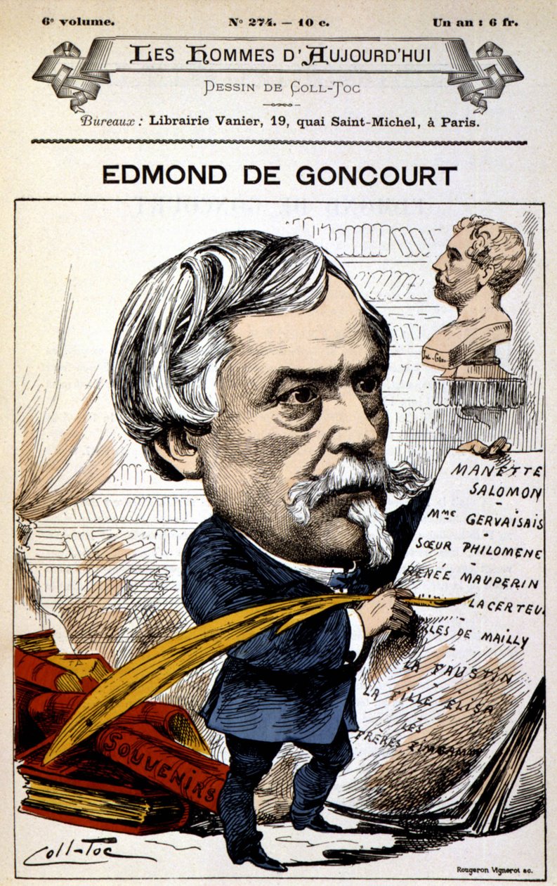 Edmond de Goncourt - por Coll-Toc (Coll Toc), en 
