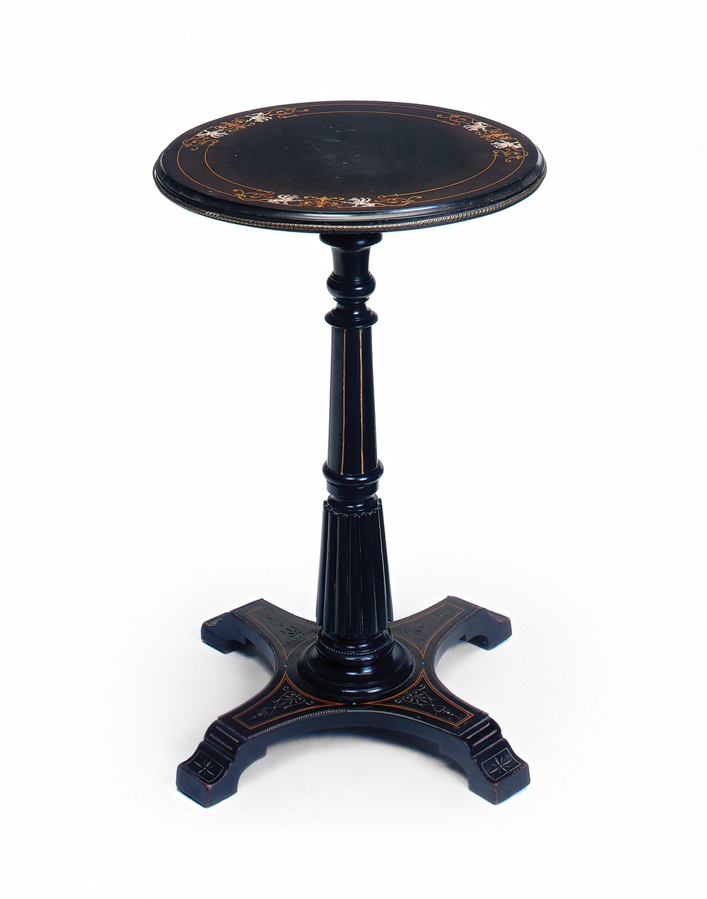 Mesa ocasional victoriana ebonizada, finales del siglo XIX de Collinson and Lock