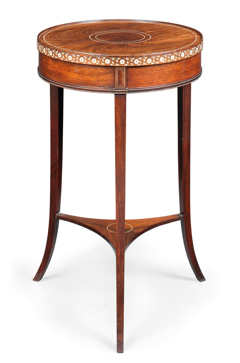 Mesa ocasional victoriana con incrustaciones, c.1880 de Collinson and Lock