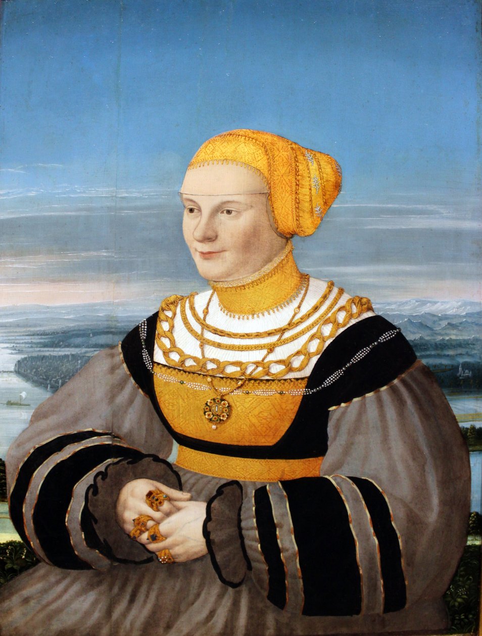 Retrato de Anna von Holzhausen, de soltera Ratzeburg de Conrad Faber von Kreuznach