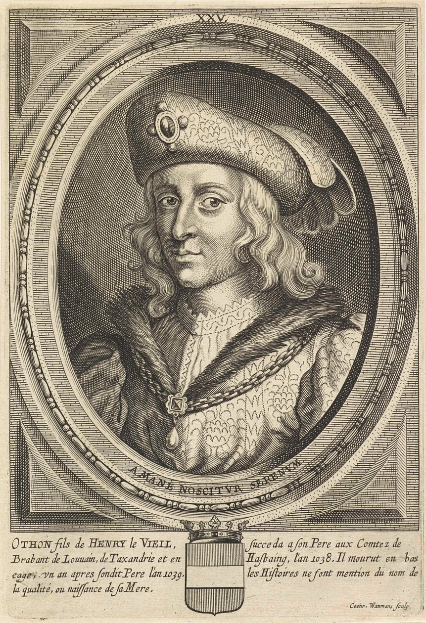 Retrato de Otto, Duque de Brabante y Lovaina de Conrad (after) Waumans
