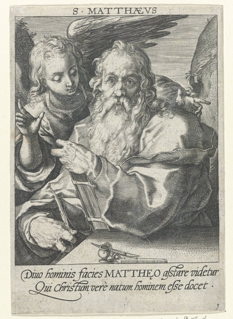 Evangelista Mateo Los cuatro evangelistas (título de la serie) de Conrad Goltz (possibly)